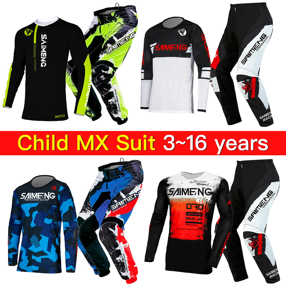 Motorcycle Gear Outfit - Traje de Enduro para Niños, Equipamiento
