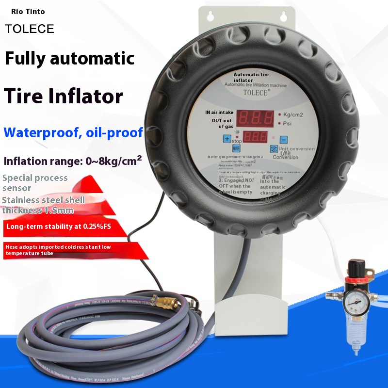 Inflador de neumáticos de coch - Tyre Pressure Gauge reseña y precio