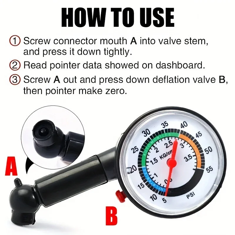 Manómetro de Alta Precisión pa - Tyre Pressure Gauge reseña y precio