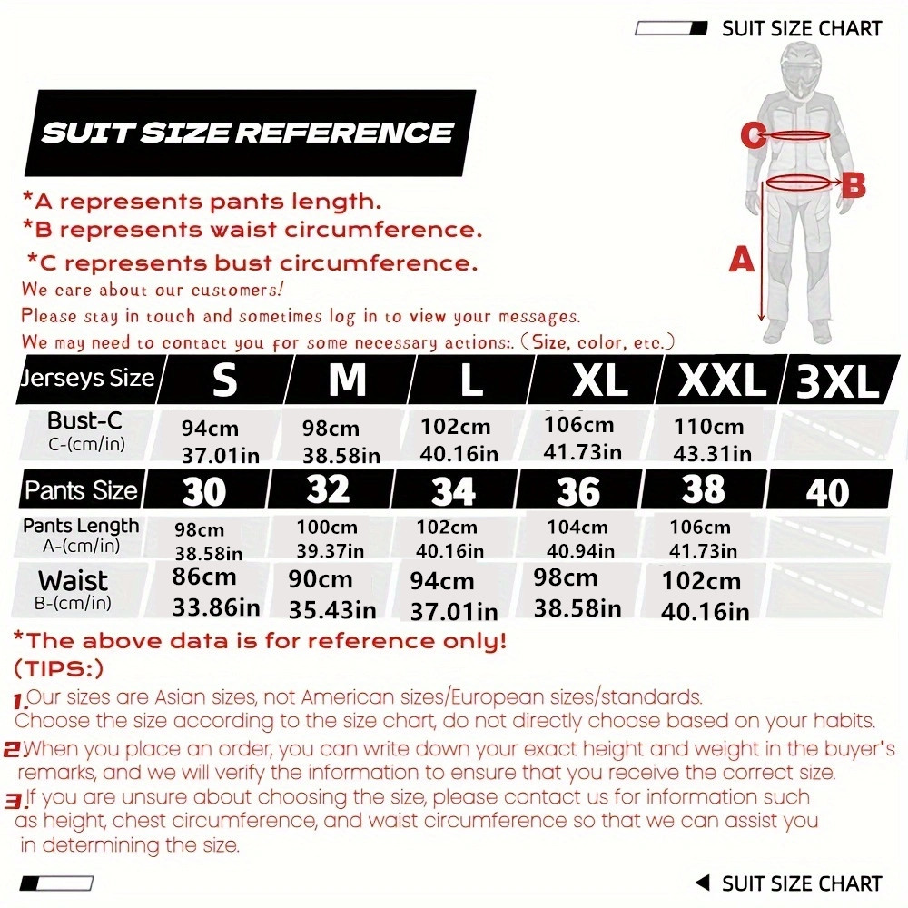 Conjunto de Ropa Deportiva par - Gear Set Motorcycle reseña y precio