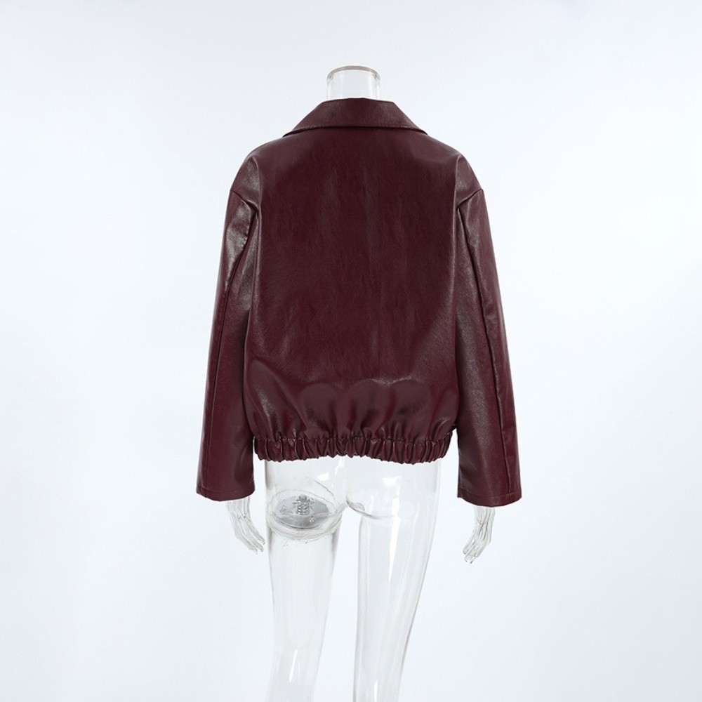 Chaqueta de cuero PU vintage,  - Motorcycle Gear Outfit reseña y precio