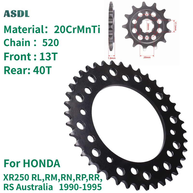 Piñones Delanteros y Traseros  - Motorcycle Gear Australia reseña y precio