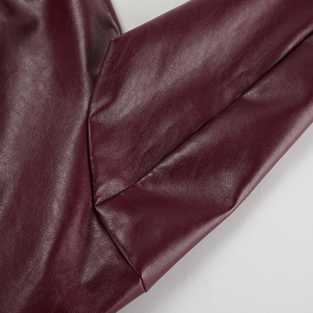 Chaqueta de cuero PU vintage,  - Motorcycle Gear Outfit reseña y precio