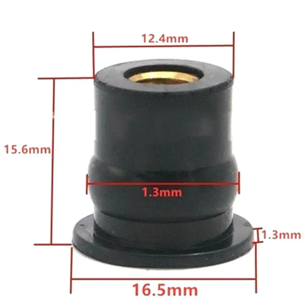 10 Uds. Tuercas de pozo de gom - Motorcycle Gear Airbag reseña y precio